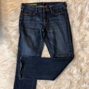 J.Crew Matchstick Size 29S stretch denim jeans.  EUC